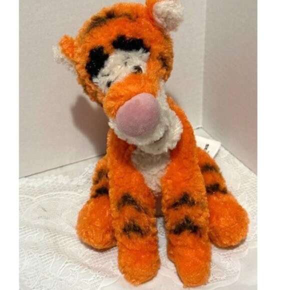 Disney Parks Plush Tiger Tigger Orange Winnie The Pooh Friend 8.5 in Bean Bag - Picture 1 of 5